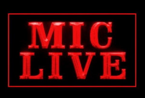 Mic Live LED Neon Sign